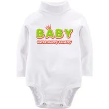 Детское боди с длинным рукавом Baby we`re happy family